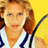 Static 48x48 pixel icon showing a person with light brown hair wearing a white shirt and dark blue tie against a solid yellow background, rendered in low-resolution pixel art style.