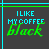 four and four displays text-based icons with cyan and green lettering on dark gray backgrounds, showing animation changes in word forms