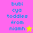 Two side-by-side display identical text with a single star symbol changing color between blue and yellow backgrounds