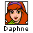 Pixelated cartoon character icon with orange hair, purple headband, green top, and visible name text below the frame.