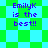 Pixelated text 'EmilyK is the best!!' appears on two distinct green and cyan checkered backgrounds in a single frame.