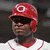 A pixelated image of a baseball player in red and white uniform with text identifying him as Brandon Phillips #4.