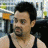 A 48x48 pixel buddy icon featuring a split composition with a person on the left and green text on the right, displayed as part of an animated contact sheet.