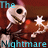 Animated icon featuring a skeletal character with glowing eyes and star-shaped hands against a dark brown background, text overlays change across frames.