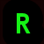 Pixelated text letters in green, cyan, red, purple, and yellow arranged on a dark background with 'Rox!' in blue-purple on the right.