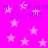 A static image with a bright pink background filled with white stars and repeated purple text reading "I'm a Shining Star!!!!!".