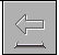 Gray square with white arrow pointing left and small horizontal line below it, framed by black border.
