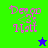 Pixelated text 'Degrade 3.5 Matt' in pink on green, teal, blue, and dark teal backgrounds with a star symbol changing color.