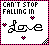 Four identical pixel-art arranged in a , each displaying text and symbols on white backgrounds with pink borders