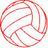 A static image shows a volleyball on the left and text reading 'volley gal' on a pink background.