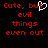 Red pixelated text on black background with a white heart symbol replacing the 'u' in 'but', repeated twice side-by-side.