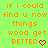Pixelated orange text on bright green background with red heart symbol, arranged in five lines with repeated phrases.
