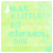 25 identical light green pixelated icons with text 'Just a little bit closer, nah' in cyan and white