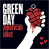 Animated contact sheet of six frames showing a hand holding a red grenade with blood drips, text "GREEN DAY" and "JUMPING THE BURLAP", and small heart symbols changing color between white and red.