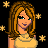A 3x3 contact sheet of pixel art frames showing a cartoon woman with brown hair in various poses and partial views, surrounded by golden stars on black background, with text elements "Your", "Heart...", and "Follow" and a heart-themed corner panel.