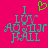 A static image with a bright pink background displays teal text reading "I LUV AGTAR HALL" arranged in a blocky, pixelated style, with a green heart symbol above the 'I'.
