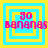 Four identical pixelated squares with yellow and cyan borders display '30 Bananas' text in pink, arranged in a on a solid yellow background