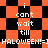 Pixelated orange and black checkered background with repeated text "i cant wait till HALLOWEEN!=]" in white, alternating between square and diamond patterns.