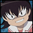 Pixelated anime-style buddy icon featuring a character with dark hair and exaggerated facial expression next to "Anime IM" text on black background.