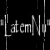 A black-and-white animated contact sheet of a text-based icon with repeated phrases "LatenN" and "burning vegas" in varying opacity, size, and position across 14 frames.