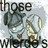 A static image with red background divided into four sections containing pixelated text and a small grayscale anime-style character illustration.