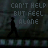 A static image of a repeating pattern with text and silhouettes on a dark background.