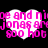 Pixelated pink text on white heart shapes against a black background, with repeated phrases and partial lettering.