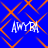 Blue background with orange diamond-shaped pattern and white text 'AWYRA' in four quadrants