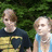 Two people stand outdoors with green foliage behind them; cyan text reads "I Love My Best Friend" on a black background.