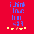 Red background with blue pixelated text reading "i think i love him! <88" and yellow/orange heart symbols below.