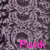 A static image with a repeating pattern of stylized skulls in shades of gray, overlaid with four instances of the word "Punk" in varying pink and purple hues.