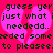 Pixelated text on a bright pink background with two overlapping light purple hearts, displaying repeated phrases in green block letters.