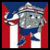 Animated icon shows a gray cartoon figure with striped hat and blue shorts against red-and-white stripes, transitioning to the same figure inside a blue frame with American flag elements.