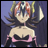 A pixelated anime-style character with red and brown hair wearing a pink and black outfit, next to stylized text reading "Anime IM" and "com" on a dark background.