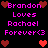 Pixelated text and heart symbols in pink and red on black background, with animated heart color changes.