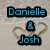 Pixelated text and heart symbols on a textured background with animated elements.