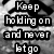 Pixelated grayscale image with white text on black rectangular backgrounds arranged in four lines against a blurred grayscale backdrop.
