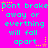 Bright pink background with cyan pixelated text repeating 'Dont brake away or everthing will fall apart' in three , each containing the same phrase
