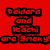 Four- shows anime characters with text reading "Deidara and Itachi are Smexy" on red background