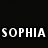 Black background with white text 'SOPHIA DANI' above pink zebra-stripe pattern and black bar reading 'BFFLZZZ!' in white letters.