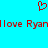 Red pixelated text and heart symbol on cyan background with visible digital artifacts.