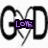 A static image of large black-outlined letters with heart shapes inside, overlaid by multiple colored text boxes containing phrases like "Love," "PRINCE OF PEACE," and "LORD OF LORDS."
