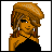 Pixel art contact sheet of six female character icons with varied hairstyles, clothing, and accessories arranged in a 3x2 grid above text reading "Stop Racism" on a gray background.