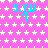 A static image with a pink background covered in white stars, featuring cyan text "S.YD" and a cyan vertical line repeated in a pattern