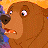 Animated contact sheet showing two characters from Brother Bear with a title logo, arranged in a 2x2 grid on a gray background.