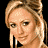 A 2x2 contact sheet of four pixelated frames showing a blonde woman's face with varying expressions and angles, alongside white text reading "Coolbuddy.com" on a black background.