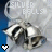 Silver bells icon with heart symbols and partial text 'SILVER BELLS' on a blue background, showing animation changes in lettering.