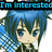Pixelated anime-style character with blue hair and checkered scarf, showing text changes across frames.