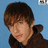 A pixelated image of a person with brown hair and a dark jacket against a light blue background, paired with text reading 'kevin michael mchale is my true love' in bright blue letters on black
