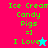 Pixelated text and icons on split background with cyan and magenta sections, showing 'Ice Cream Candy Pigs =]' and 'I Love' with star symbols.